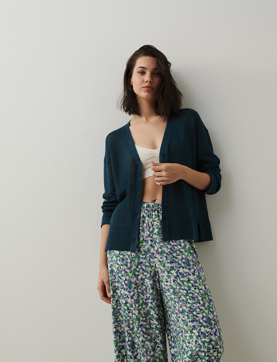 Cardigan manches longues