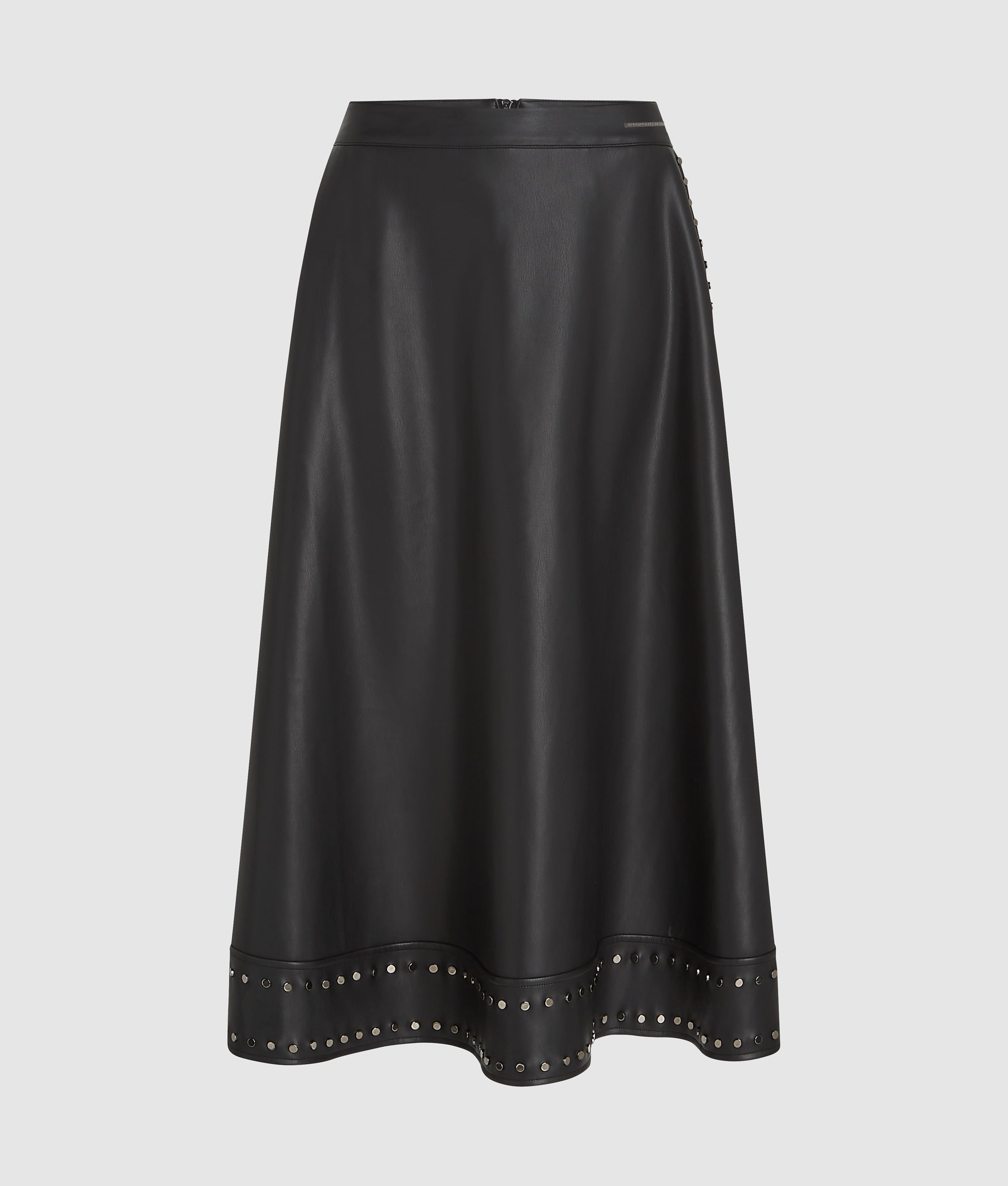Kunstleren rok met studs