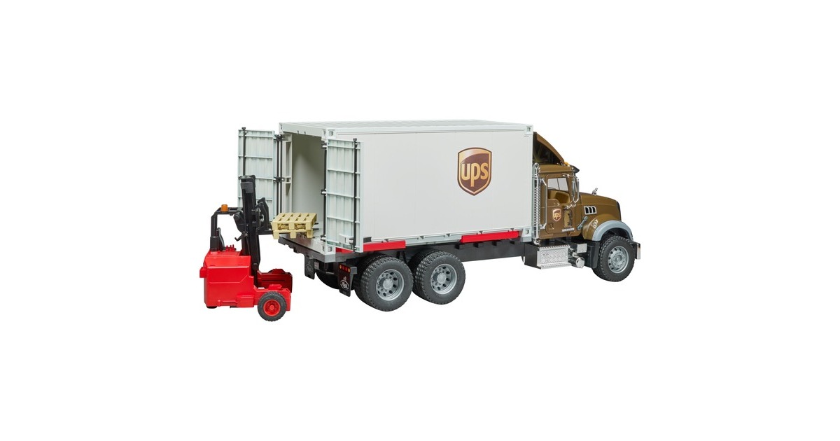 bruderMack Granite UPS vrachtwagen Modelvoertuig  (02828)