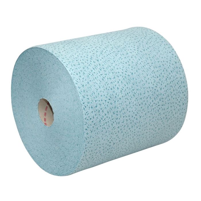 Poetsdoeken Euro Proptex blauw P62060 pluisvrije poetsdoeken non woven op rol 500st (P62060)