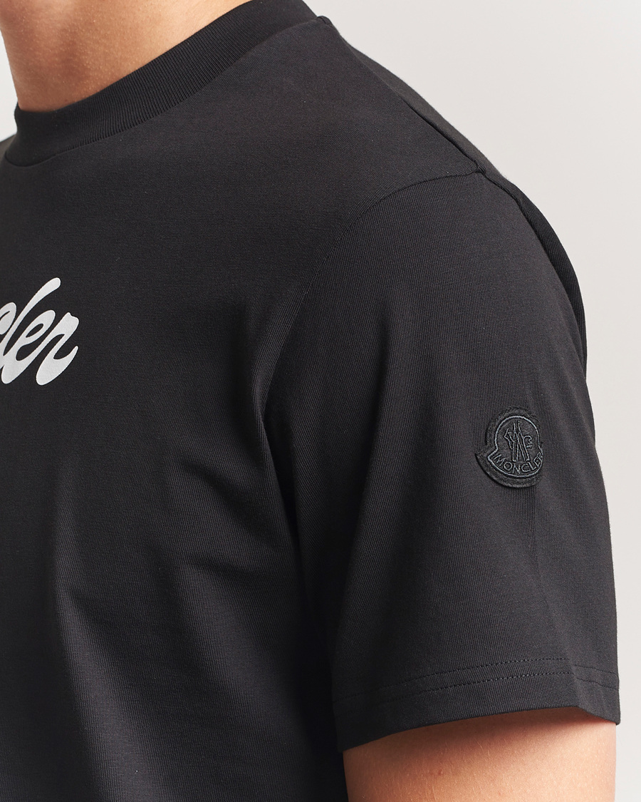 Moncler Printed T-Shirt Black