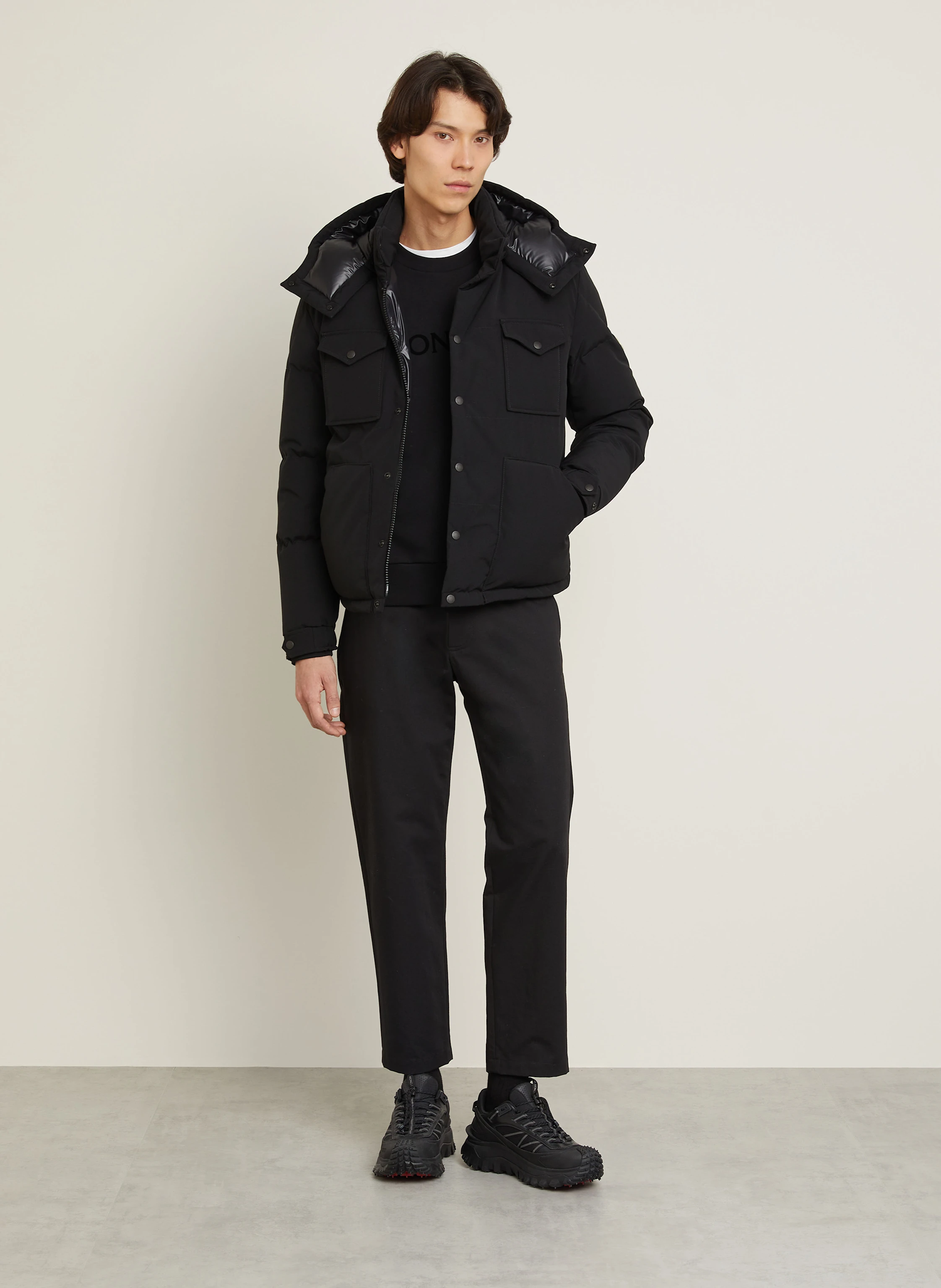 MONCLER Daunenjacke FORNAS mit abnehmbarer Kapuze
