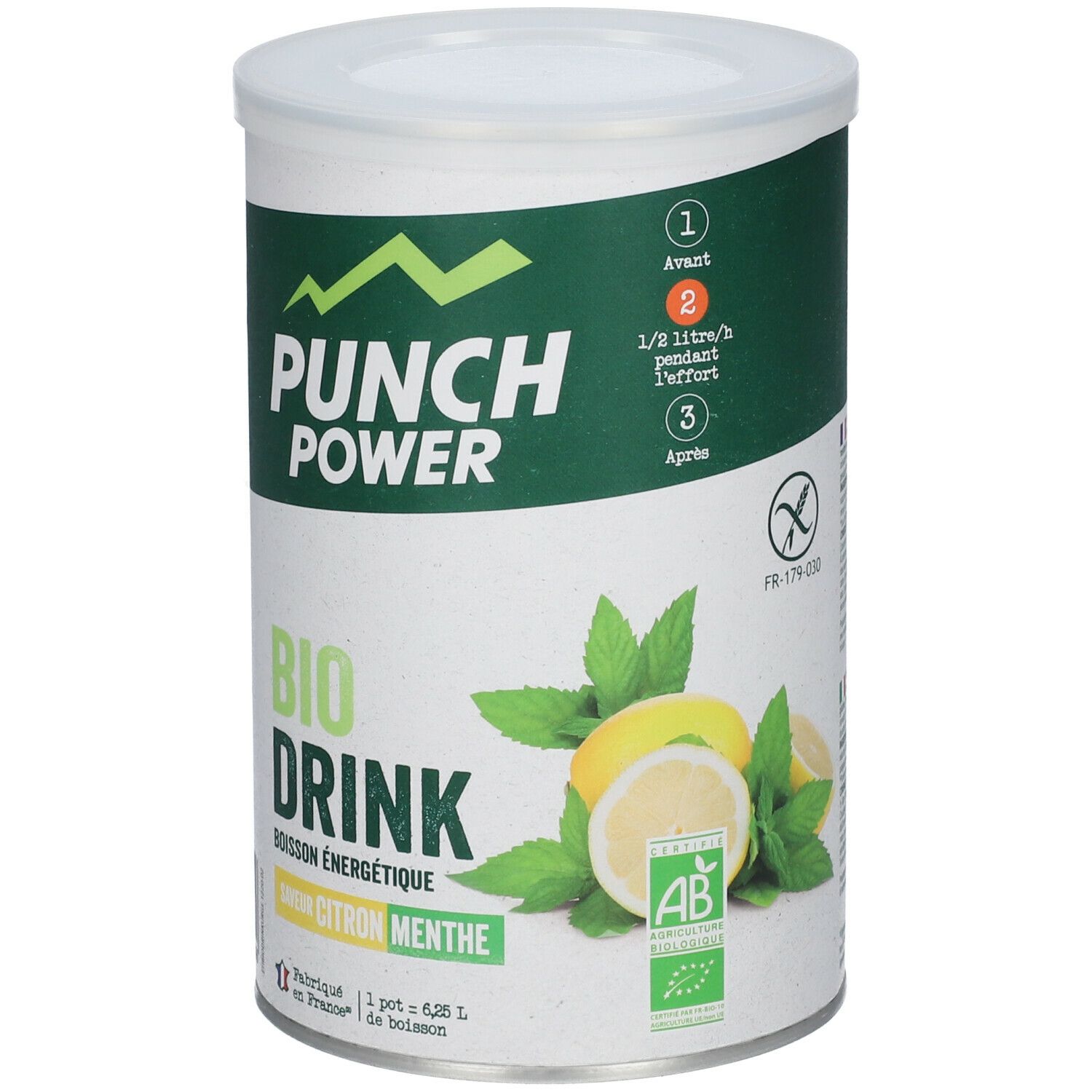 PUNCH POWER Biodrink BIO Zitrone-Minze