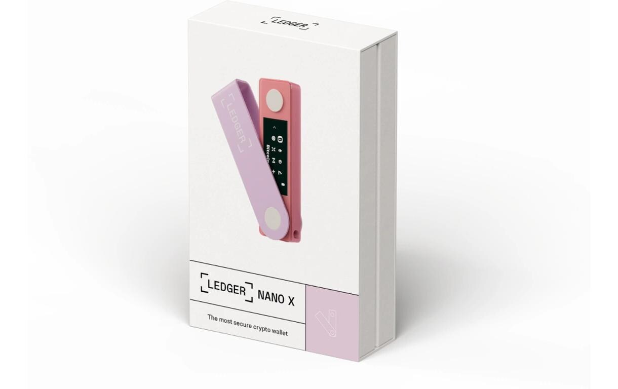 Nano X Pastel Pink<br>Crypto-Hardware-Wallet mit Bluetooth zum Kaufen, Verwalten und Vermehren digitaler Vermögenswerte