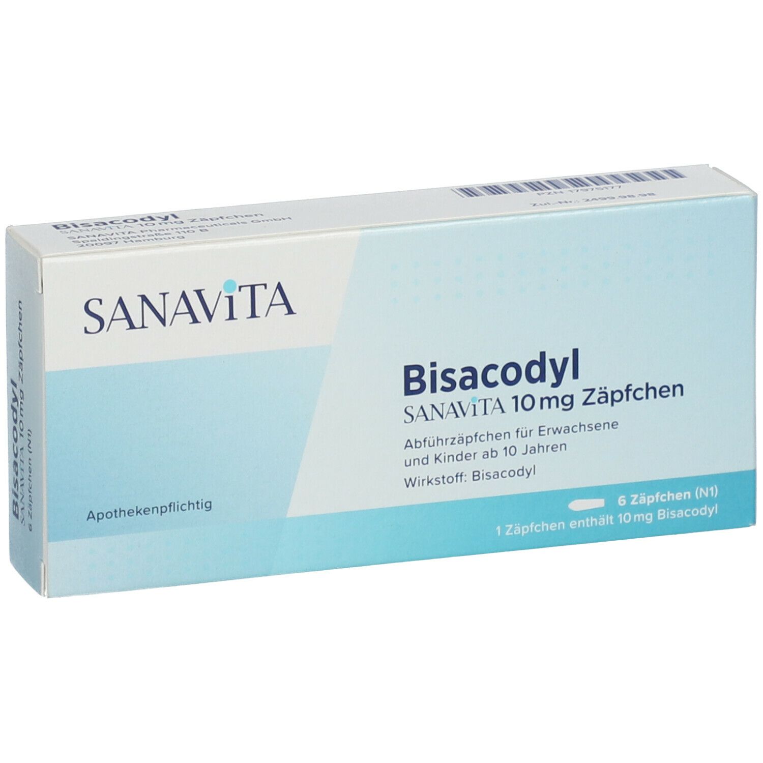 Bisacodyl Sanavita 10 mg