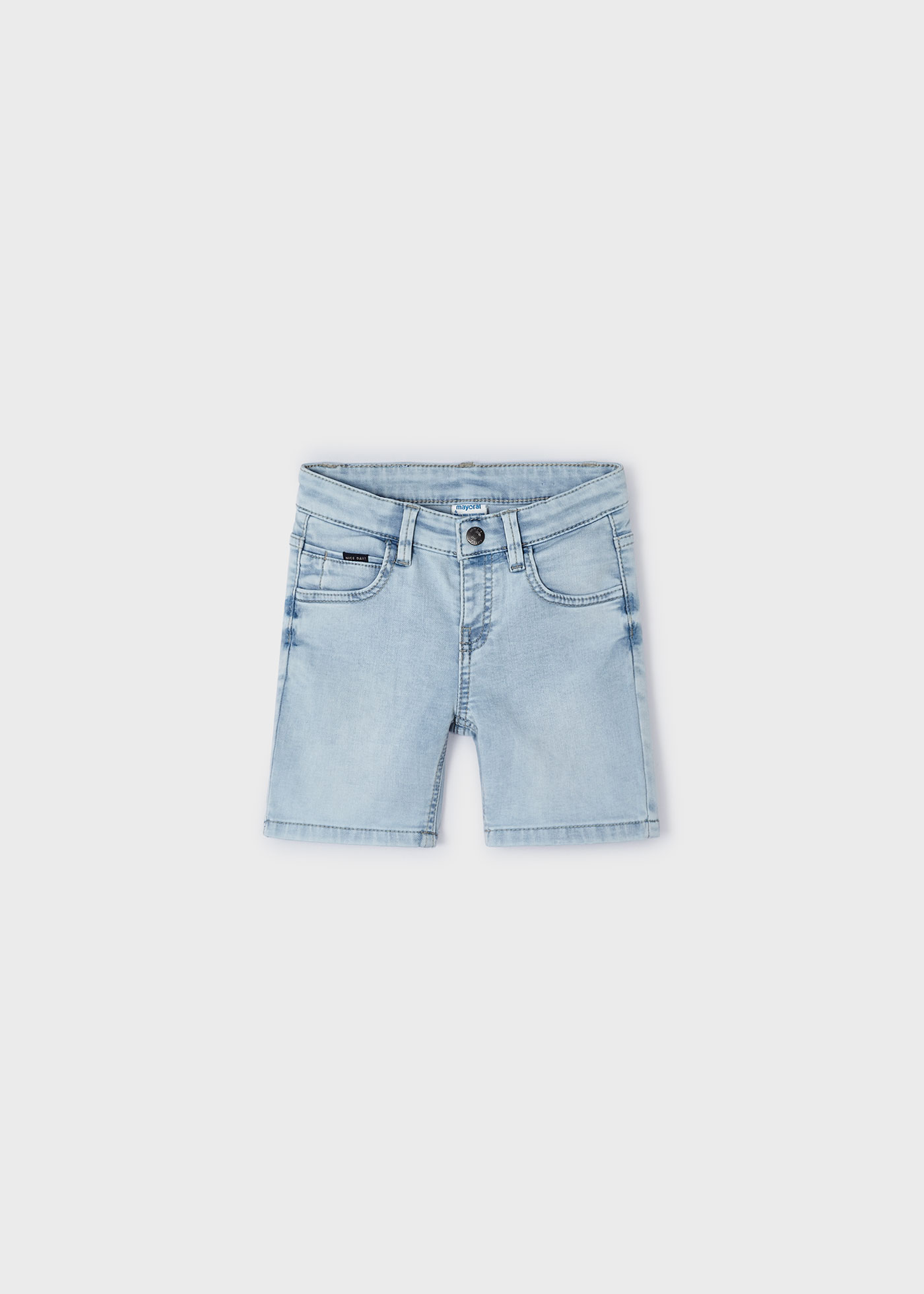 Bermuda jeans infantil Better Cotton, jeans claro.