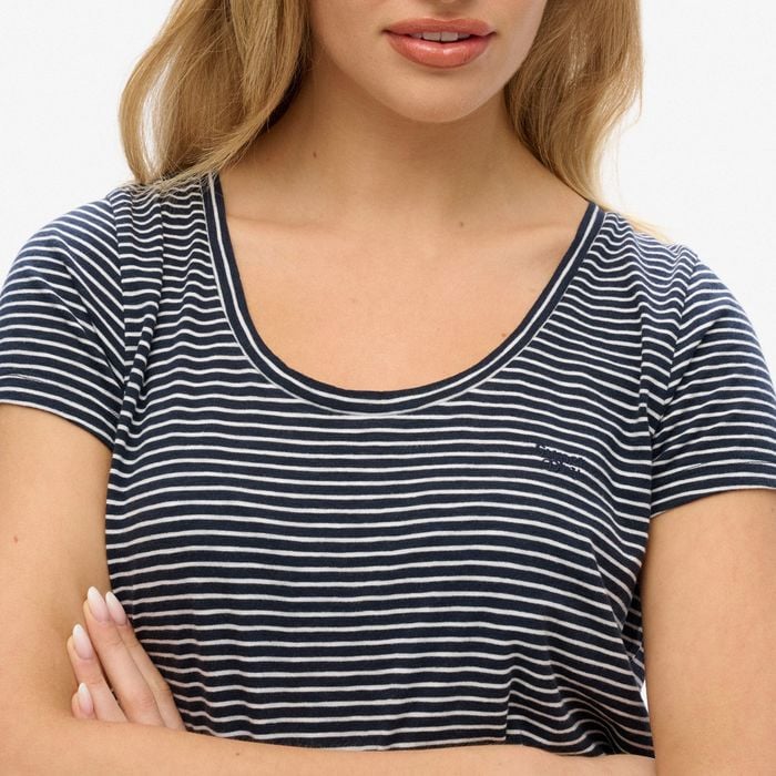 Superdry Scoop Neck Shirt Dames