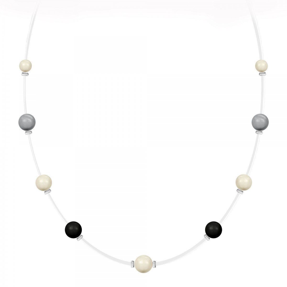 Collier SC Crystal décoré de perles scintillantes