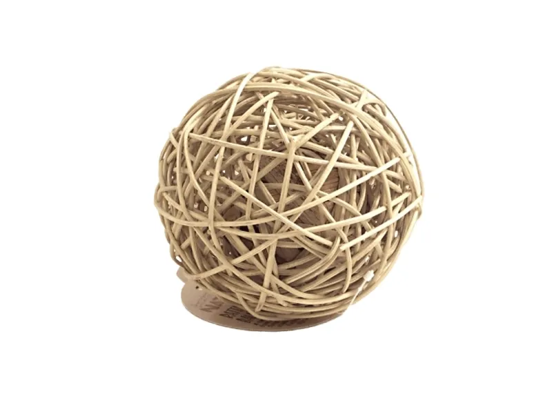 Rosewood Rattan Wobble Ball - Large