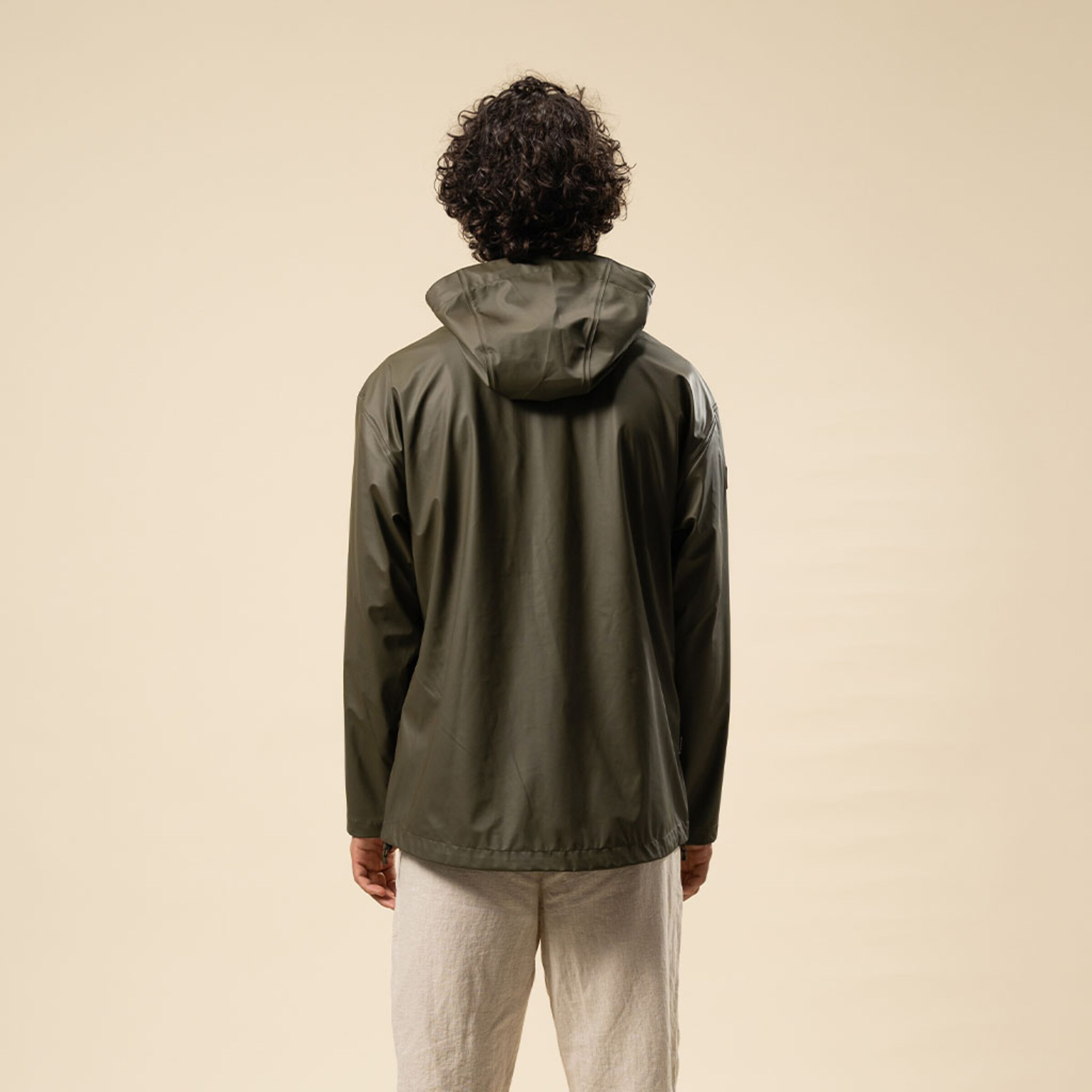 Everyday Rain Jacket Short Forest Green