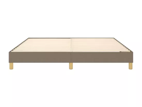 Sommier à lattes de lit Taupe 160x200 cm Tissu