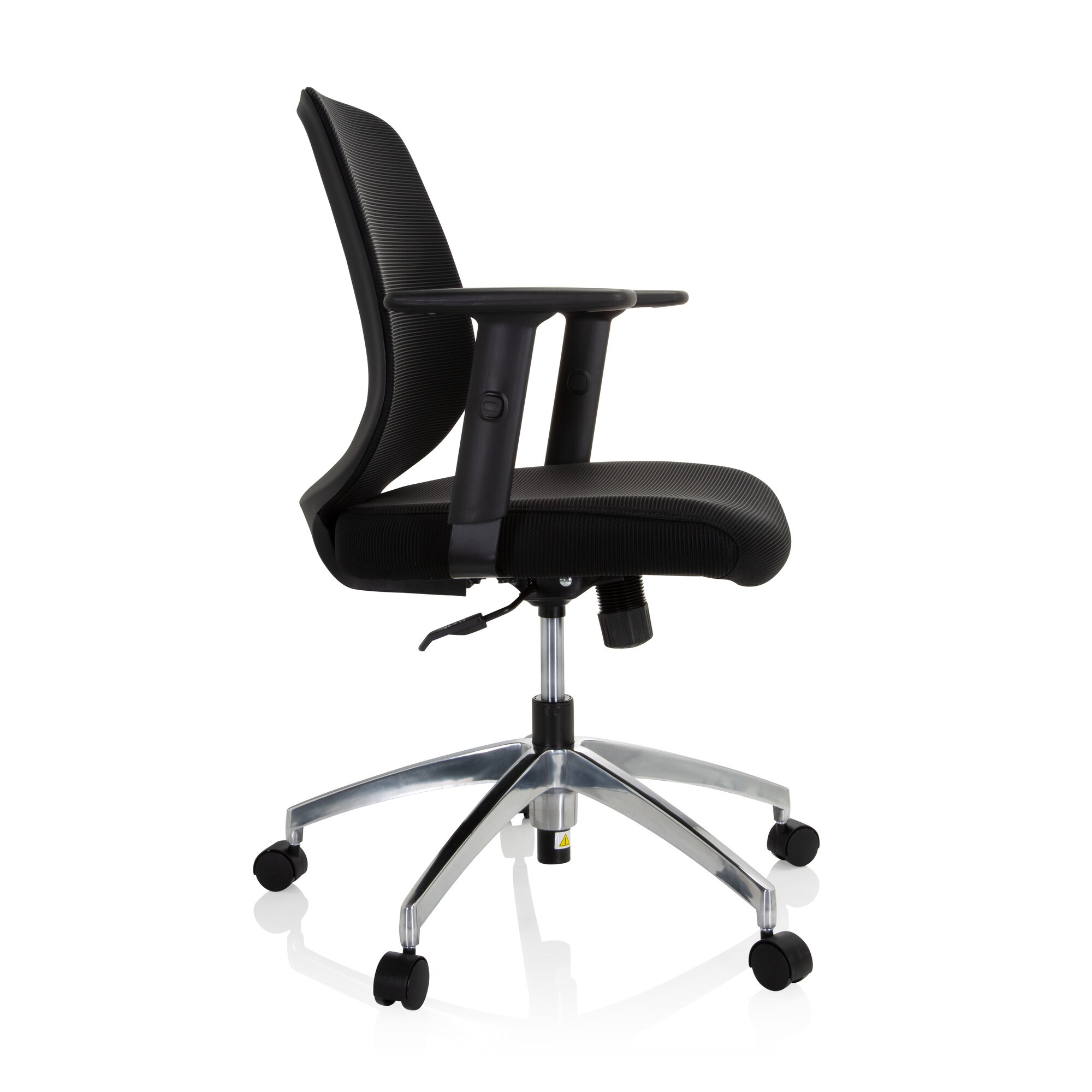 Home Office Bürostuhl CHESTER PRO Stoff/Netzstoff mit Armlehnen (höhenverstellbar) hjh OFFICE