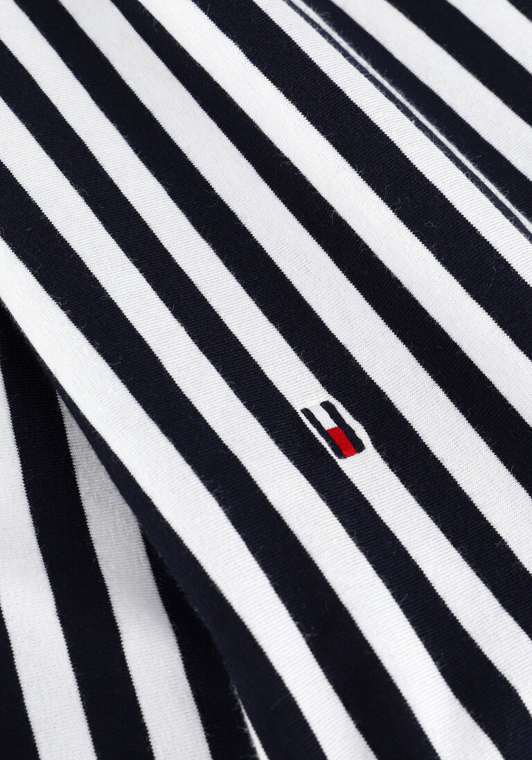 TOMMY HILFIGER donkerblauwe tommy hilfiger t-shirt stretch extra slim fit tee