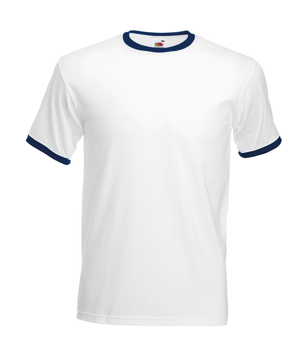 Fruit of the Loom 61-168-0 - T-shirt Contrasté en Coton Belcoro