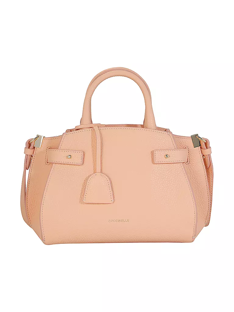 COCCINELLE Ledertasche - Henkeltasche COCCINELLEKLICHE Mini koralle