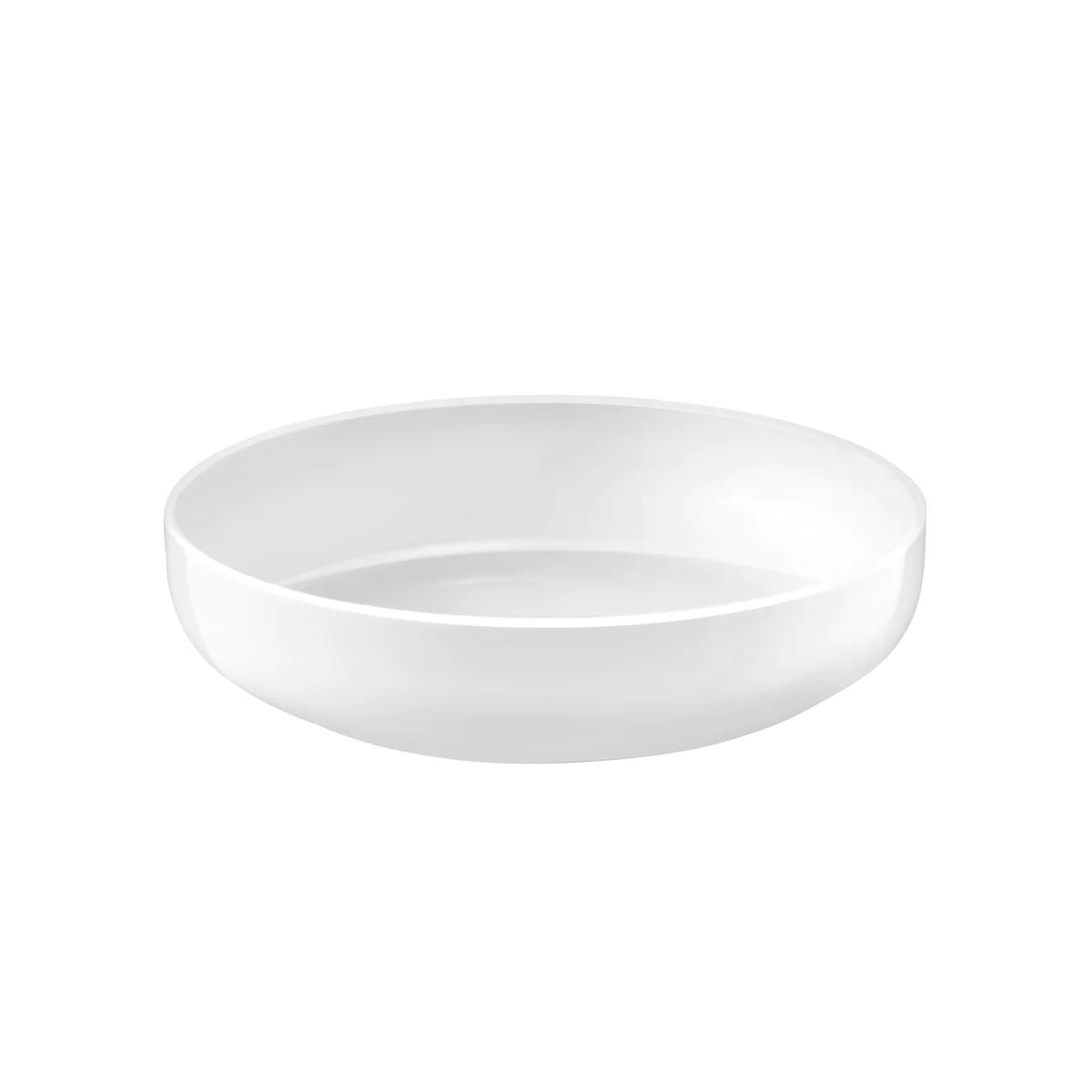Yaka Blanc - Assiette salade et pâtes 20 cm (lot de 6) Médard de Nobla
