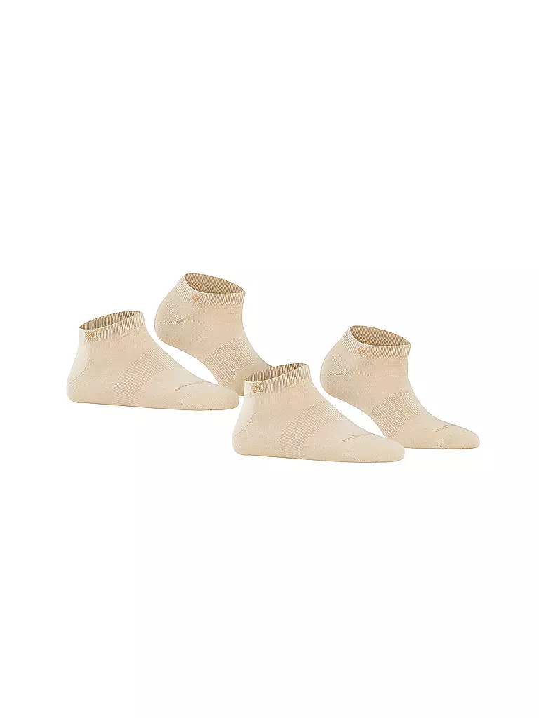 BURLINGTON Damen Sneaker-Socken 2er Pkg. EVERYDAY 36-41 sandstone beige