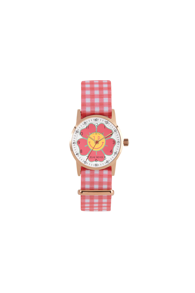 Jeune Premier x Millow Horloge - Vichy Love Pink