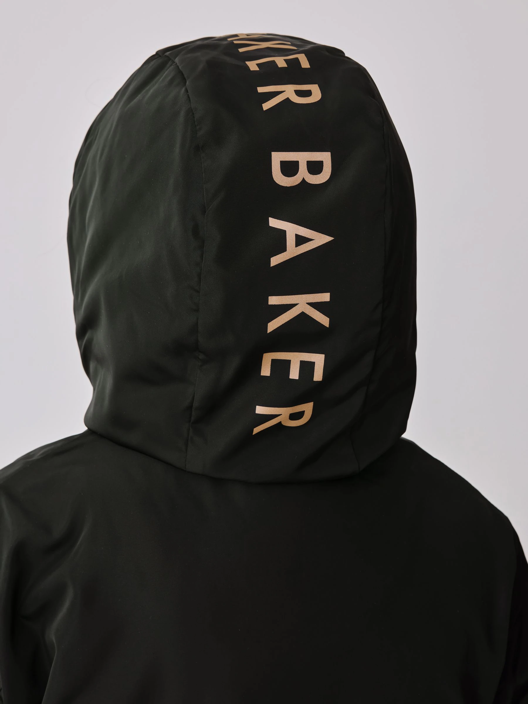 Zwart - Baker by Ted Baker - Regenbestendige regenjas met strik en ruches