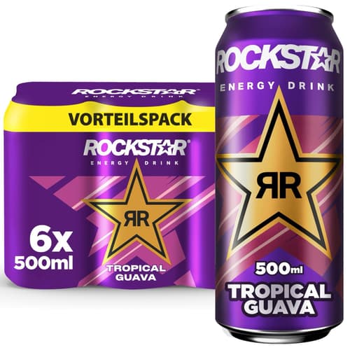Rockstar Energy Punched Guava Dose 6x0,5l (EINWEG)