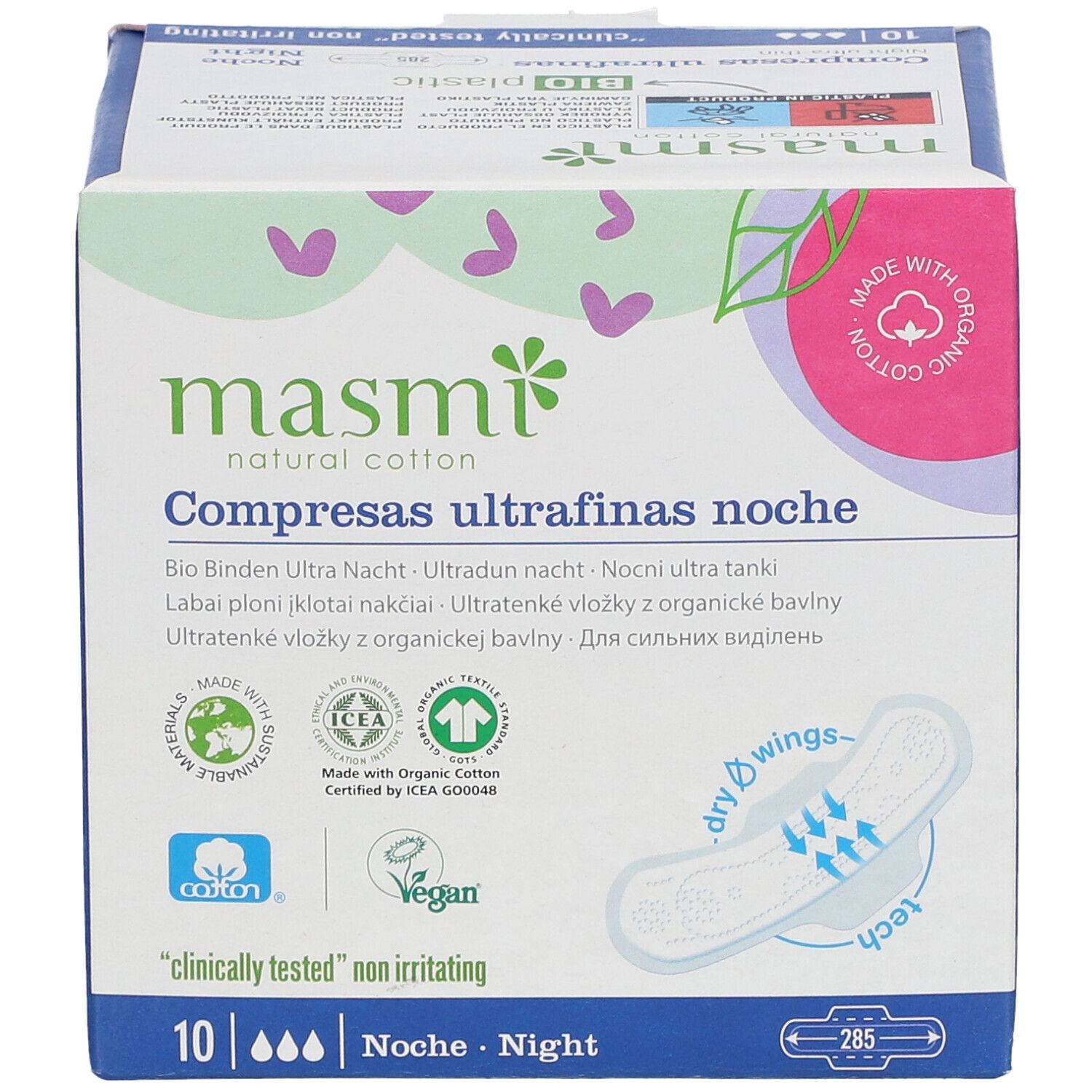 masmi Bio Damenbinden Ulta Night