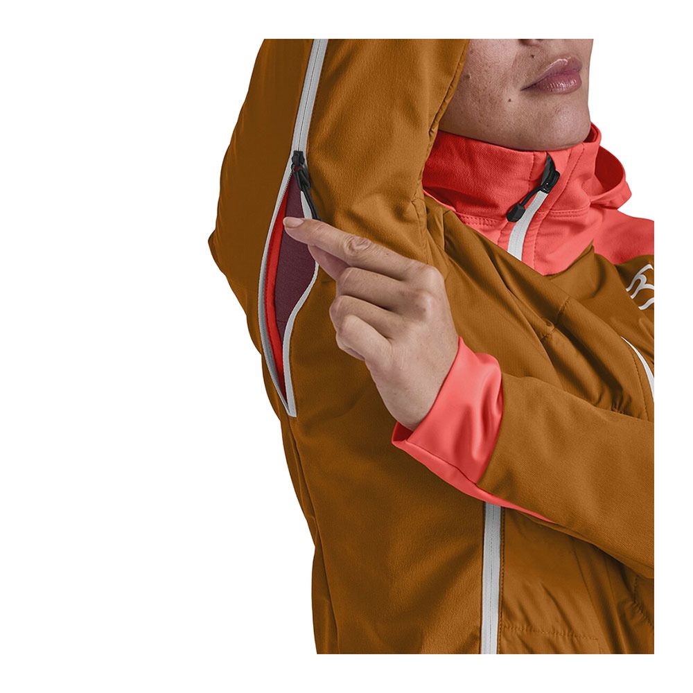 Ortovox SWISSWOOL COL BECCHEI - Veste ski Femme mountain blue