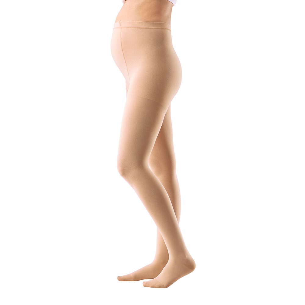 Bauerfeind VenoTrain Micro KKL2 ATU<br>1 Stück, M, plus/long geschlossene Fussspitze creme