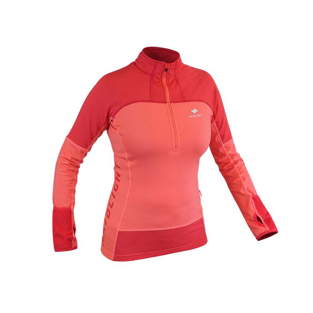 Raidlight WINTERTRAIL - Maillot Femme coral