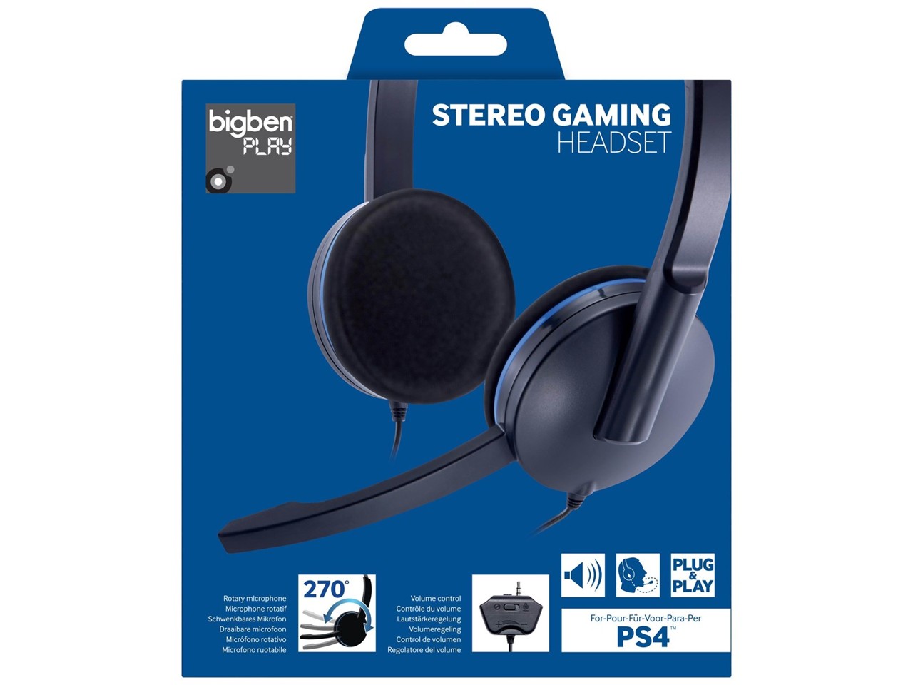 Nacon PS4 Stereo Gaming Headset Black