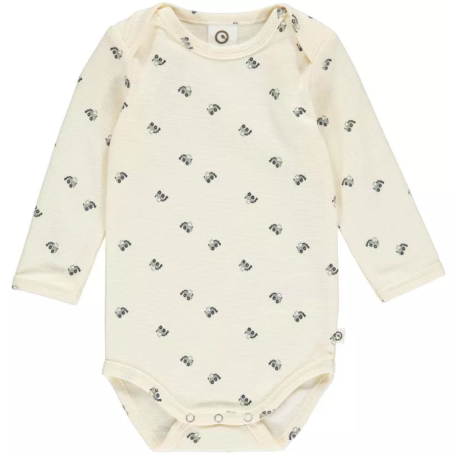 Müsli Langarmbody Buttercreambluegreen