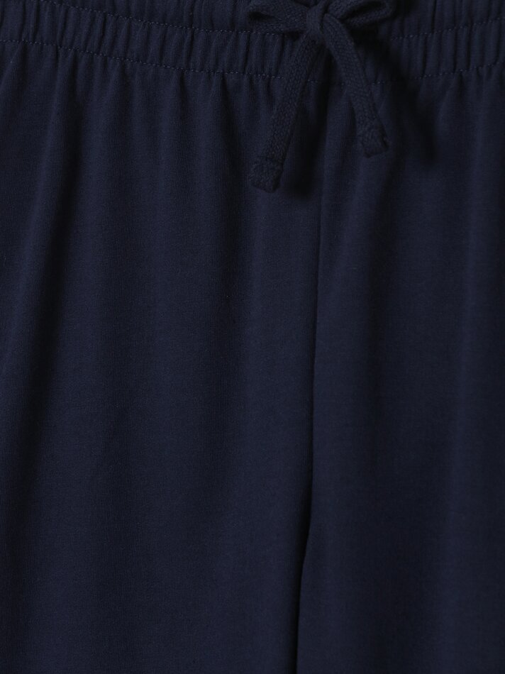 Calça jogger básica - Azul-marinho