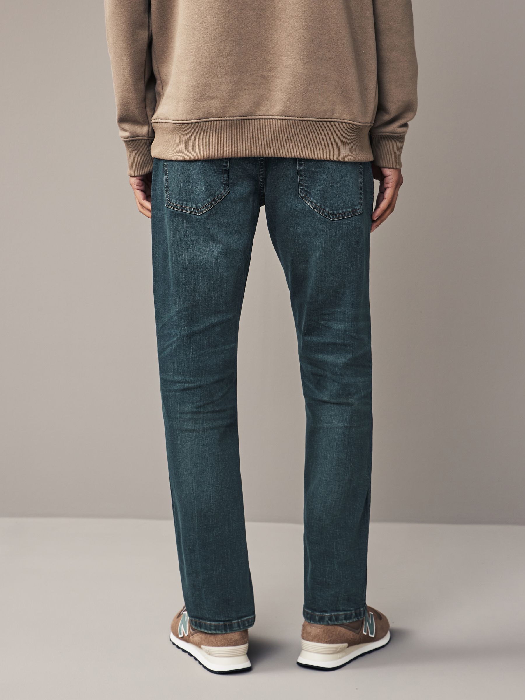 Middentint - Straight fit - Authentieke stretch denim jeans
