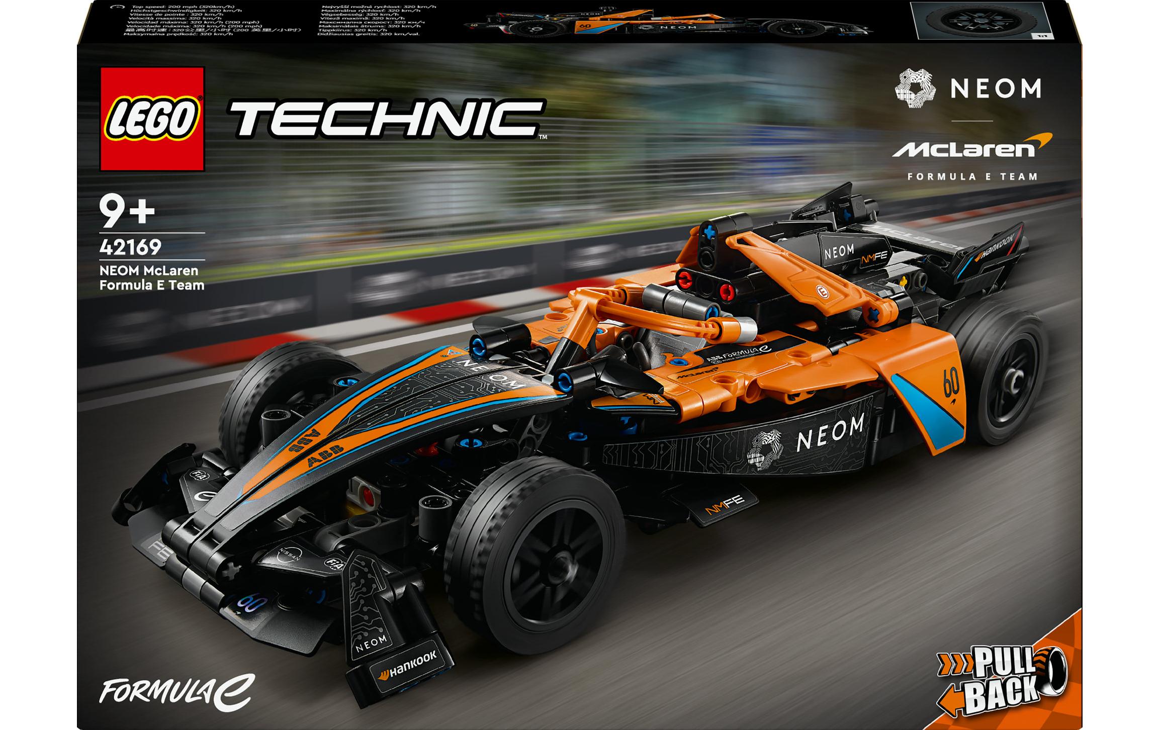 Technic NEOM McLaren Formula E Race Car 42169Spielzeugauto für junge Motorsportfans
