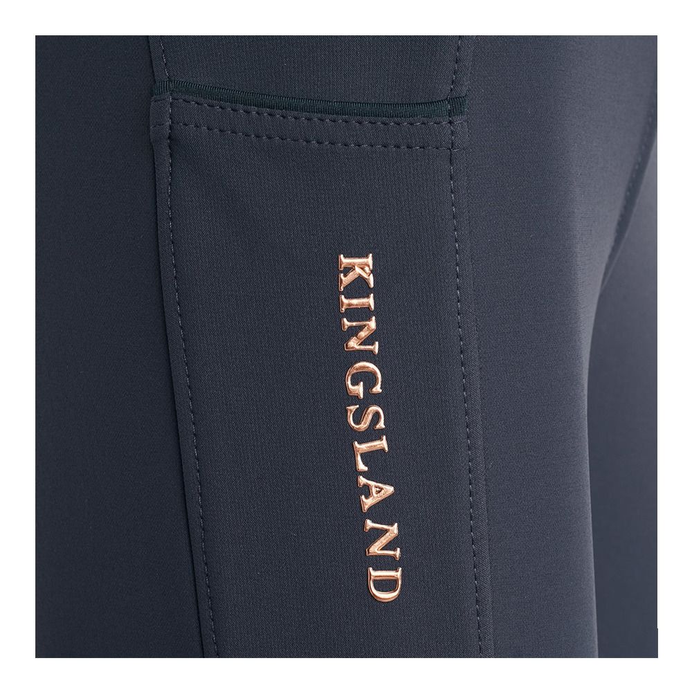Kingsland KLKADI E-TEC F-GRIP - Pantalon fond de peau siliconé Femme navy