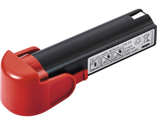 Novus J-214 snoerloze tacker met LED-werklamp, inclusief accu en oplader