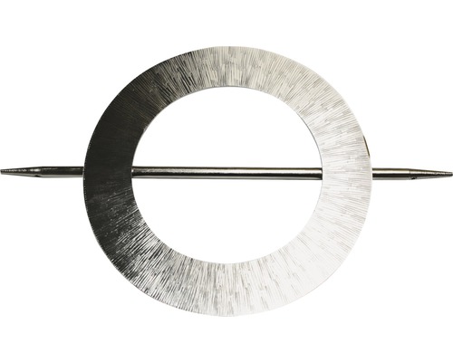 Decoratieve clip Mars RVS look Ø 14,5 cm