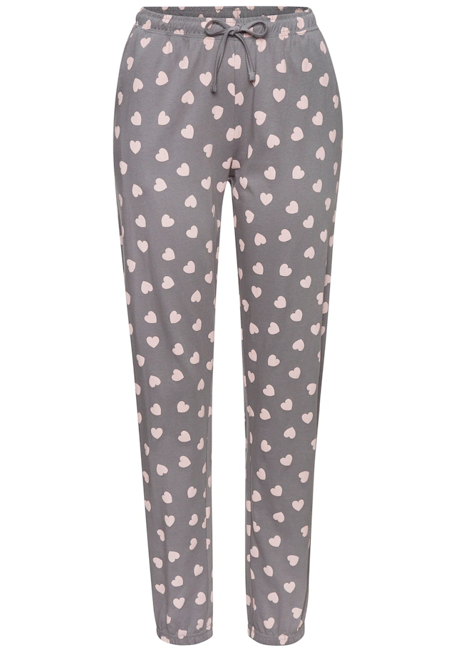 Vivance Dreams Pyjama Spar-Set, 2 Stück, 4 Stk. tlg., mit süssem Herzmuster