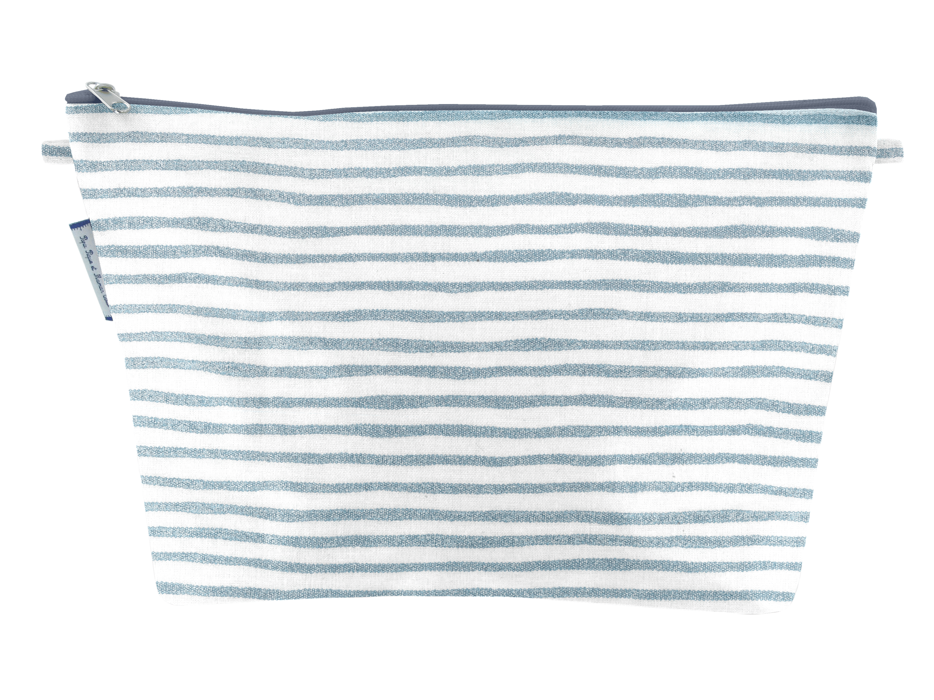 Trousse De Toilette Rayé Bleu Blanc