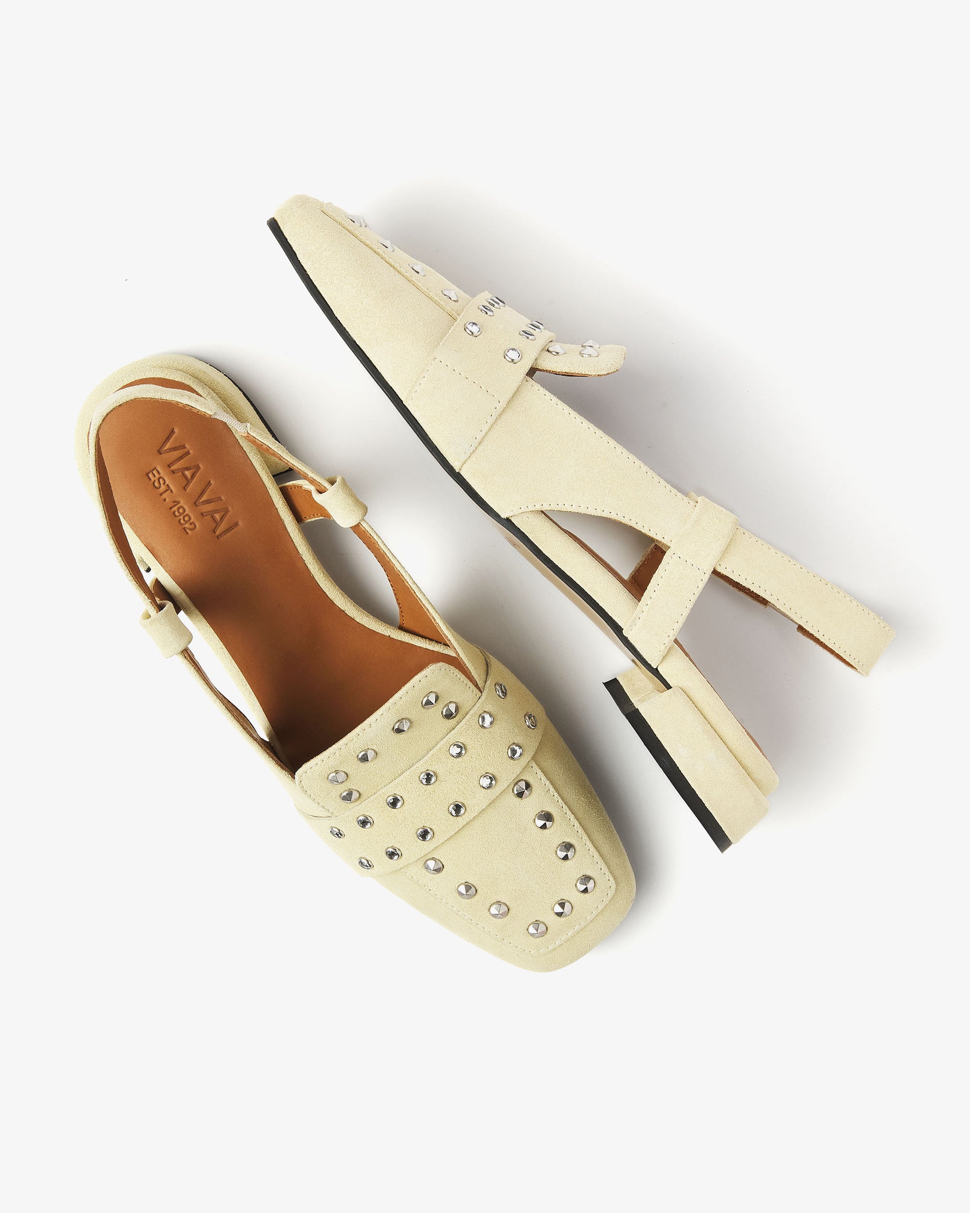 VIA VAI gele slingbacks Julie Damian