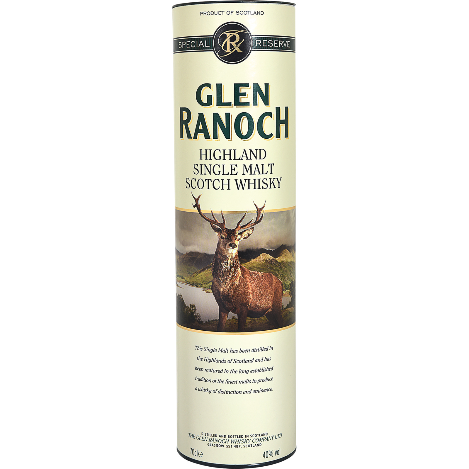 Glen Ranoch Scotch Malt Whisky 70 cl