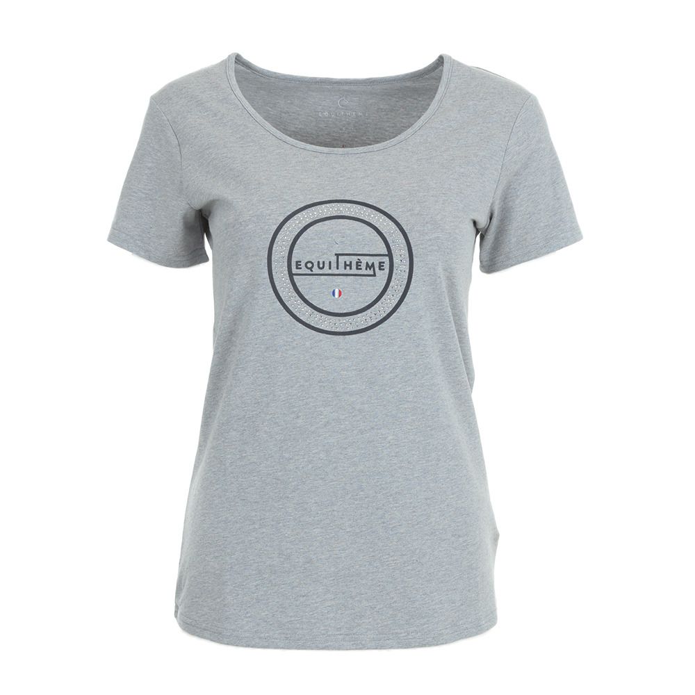 Equitheme ANNA - Tee-shirt Femme gris ch