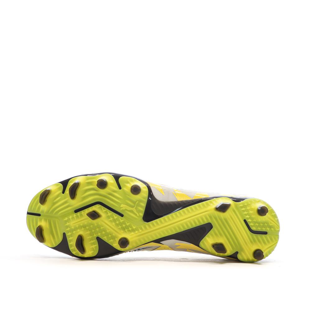 Puma Chaussures de Foot Gris/Jaune Homme Puma Future Match FG/AG