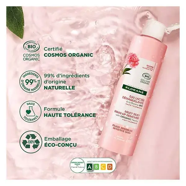 Água Leitosa Purificante de Peônia Klorane 200ml