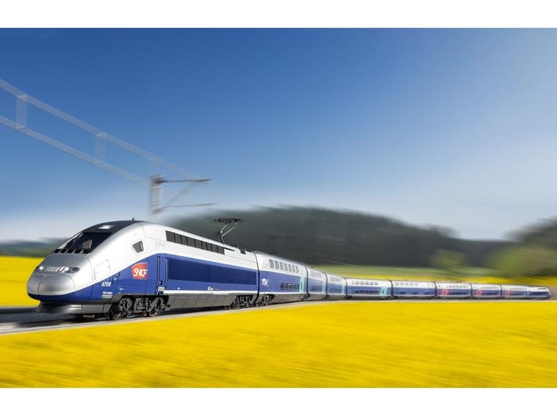 Märklin Hochgeschwindigkeitszug TGV Euroduplex H0 Hochgeschwindigkeitszug TGV Euroduplex (train à grande vitesse) der Französischen Staatsbahnen (SNCF)