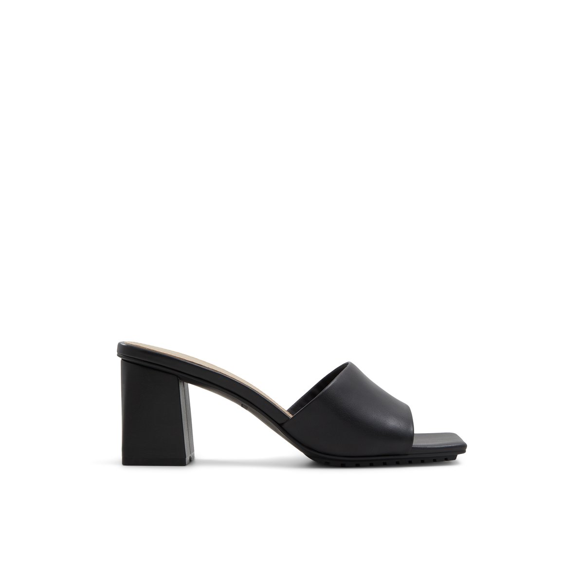 LUCA FERRI-Barg-Mules Sandales - Talon bloc - Noir