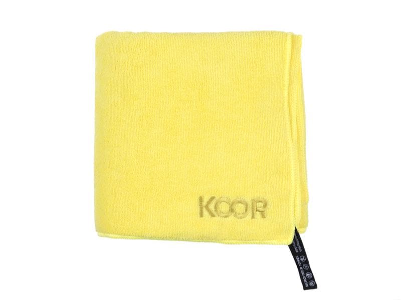 KOOR Handtuch Soft Giallo XL Grosses Duschtuch mit Silber-Ionen Veredelung