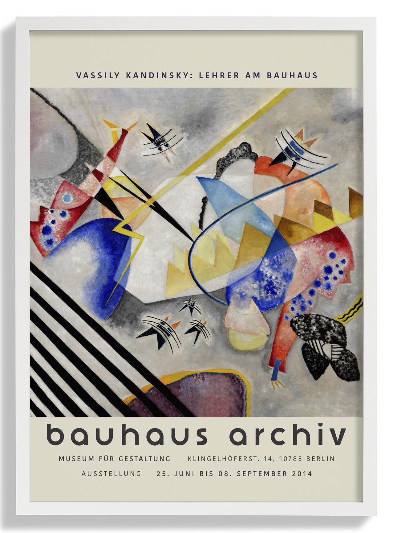 Weißes Zentrum von Wassily Kandinsky Ausstellung