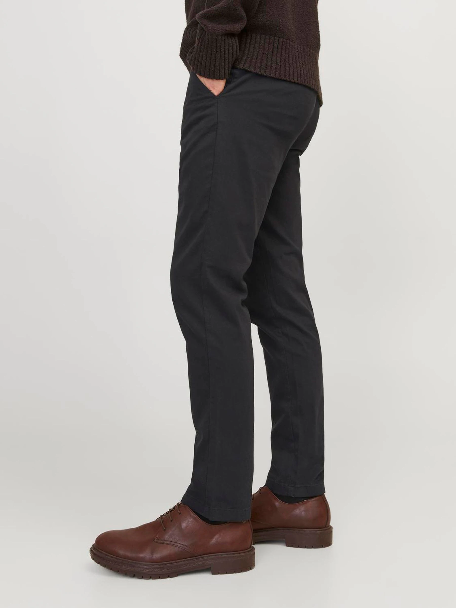 Zwart - JACK & JONES slim-fit chino