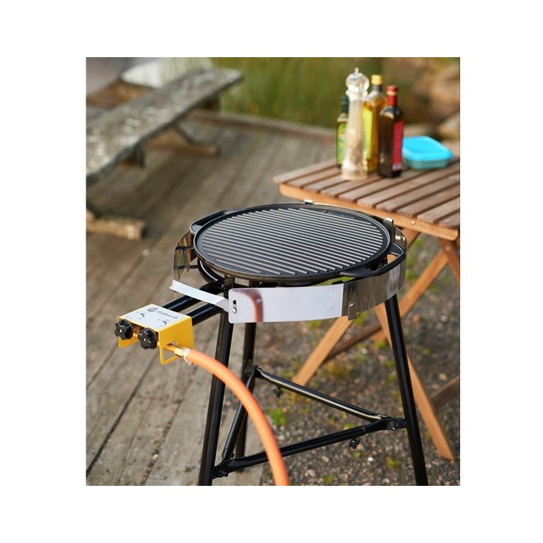Hällmark Cast Iron Grill Pan Ø 42 Cm Black 42 Cm