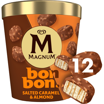 Magnum Bonbon IJs Salted Caramel & Almond 12 x 17 ml
